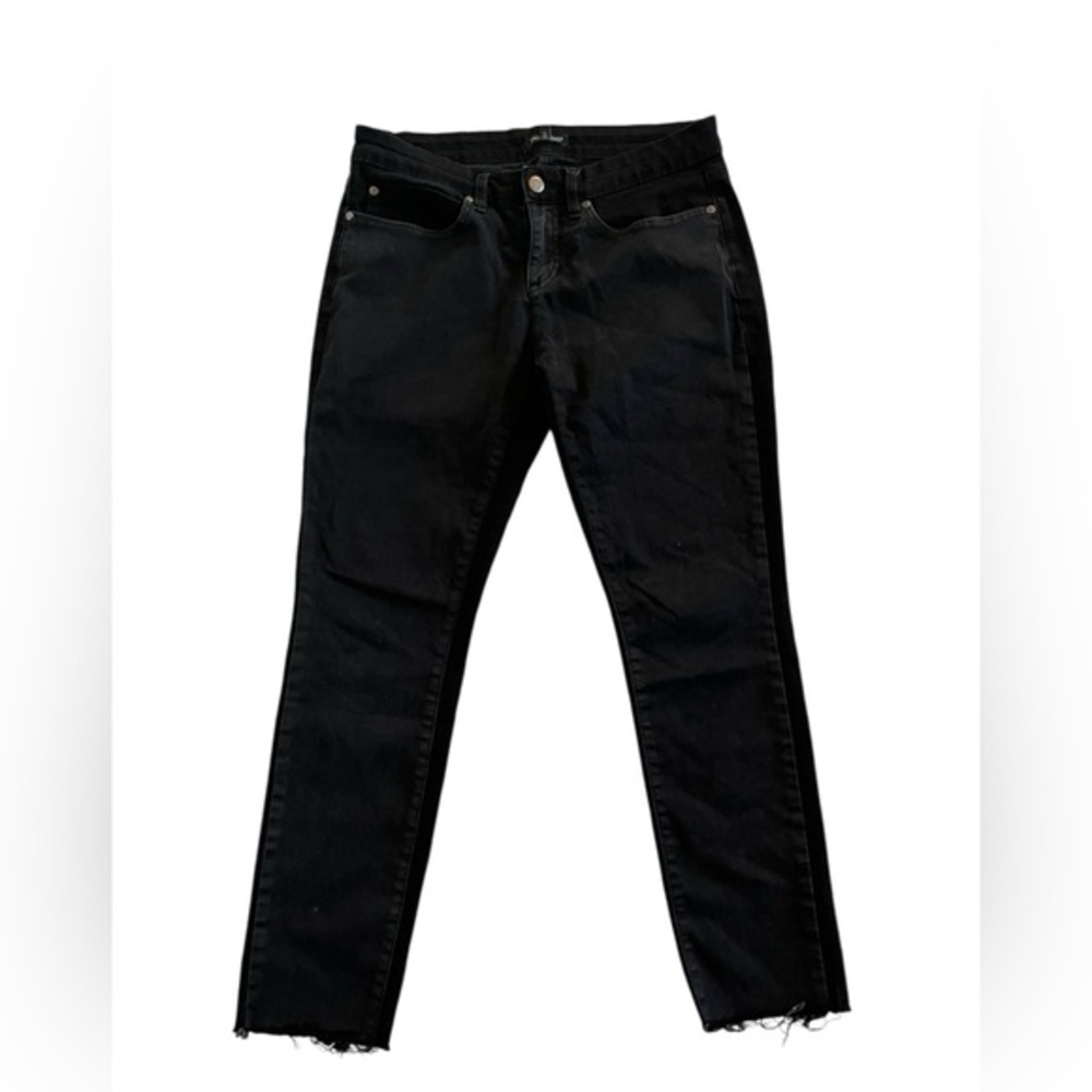 Eileen Fisher Women's Slim two-toned Black Jeans